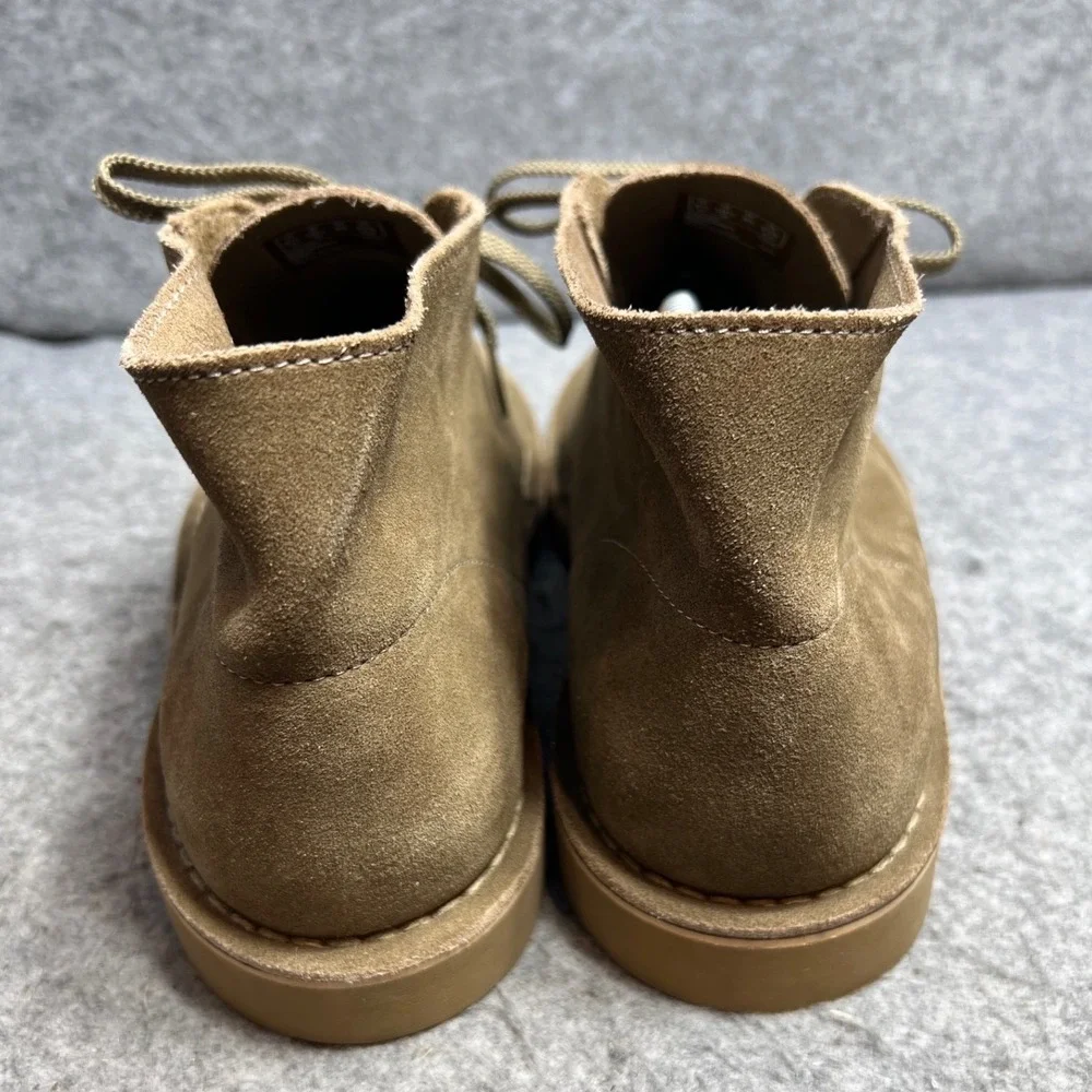 Clarks Mens Desert Boot Brown Suede Chukka Crepe Sole Ankle Boots 10.5 Wide